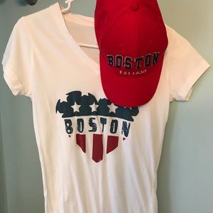 Boston bundle with shirt and baseball hat